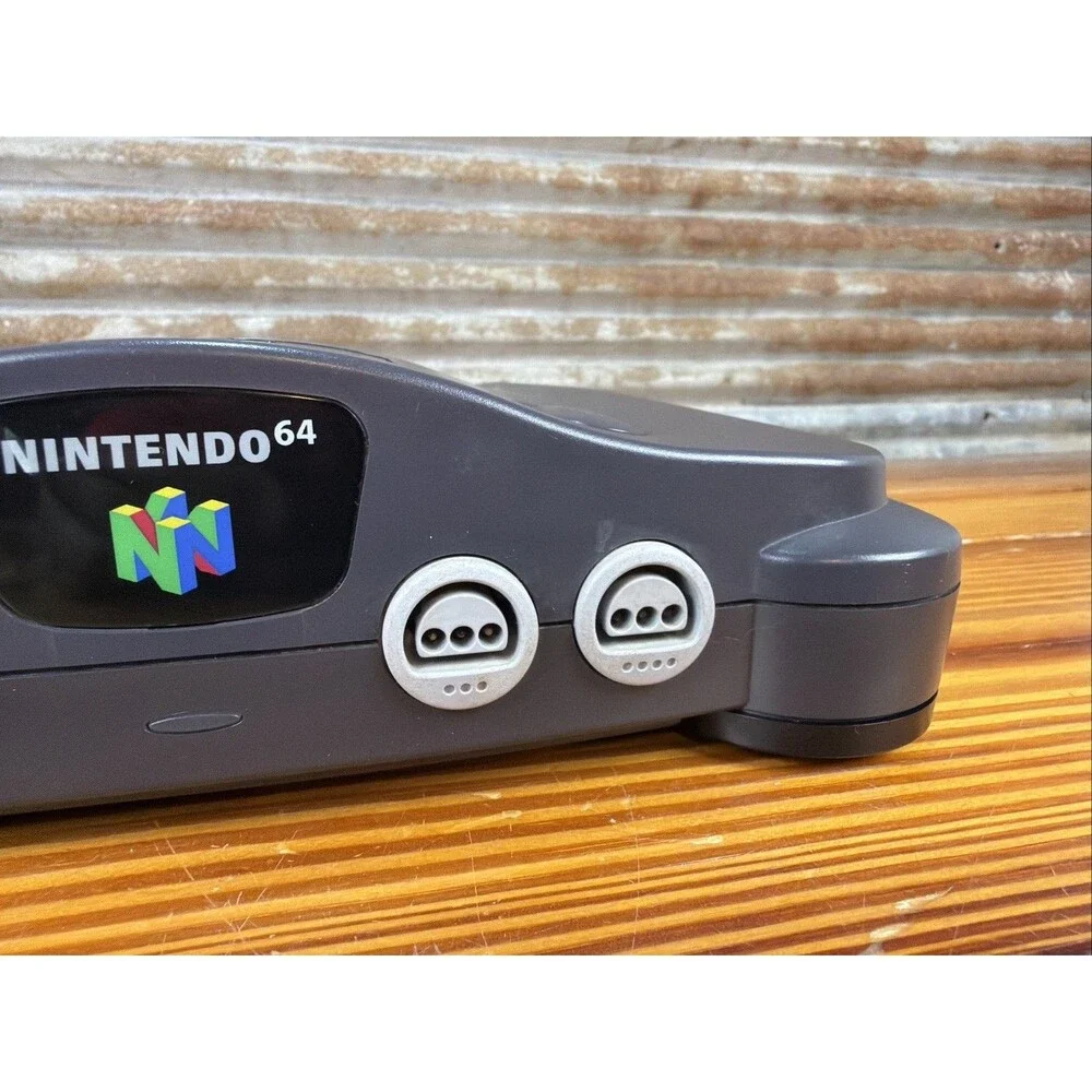 Nintendo 64 N64 Console Only with Jumper Pak Tested Works Great No Cables-NICE!!